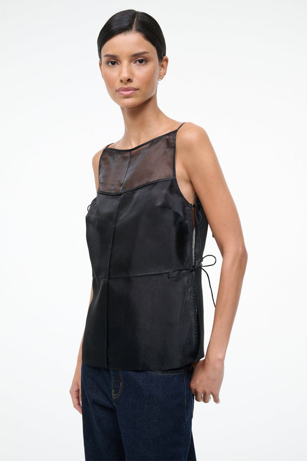 Staud CHANDLER TOP BLACK