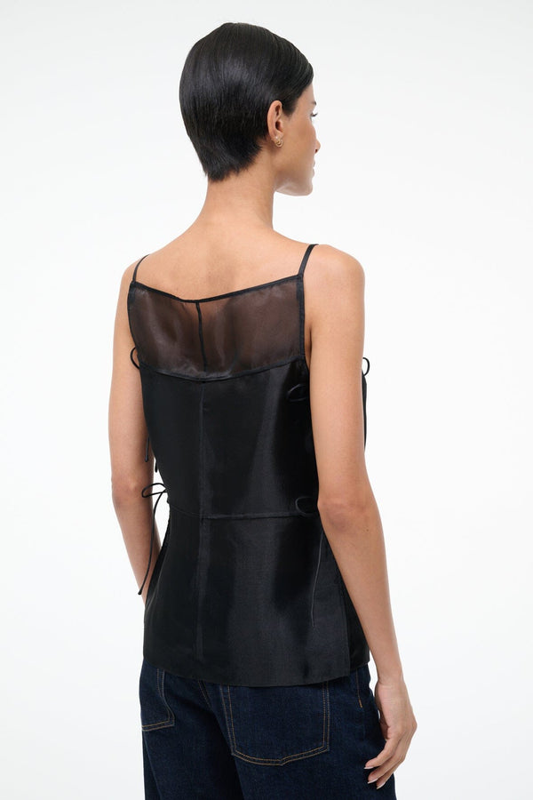 Staud CHANDLER TOP BLACK