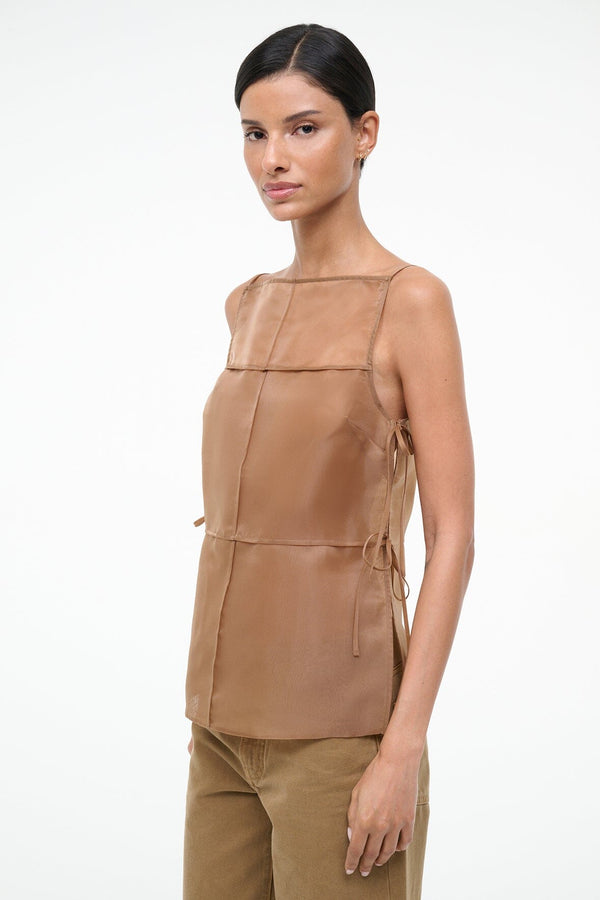 Staud CHANDLER TOP WALNUT