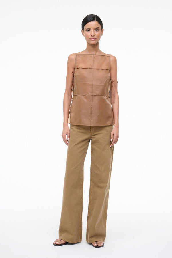 Staud CHANDLER TOP WALNUT