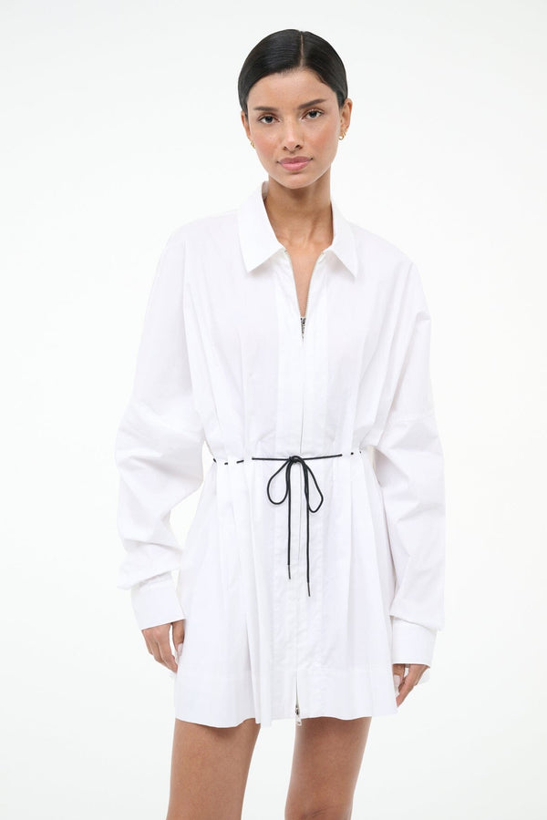 Staud CHI DRESS WHITE