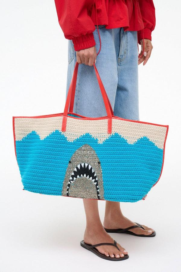 Staud CHRISTOS LARGE TOTE GREAT WHITE