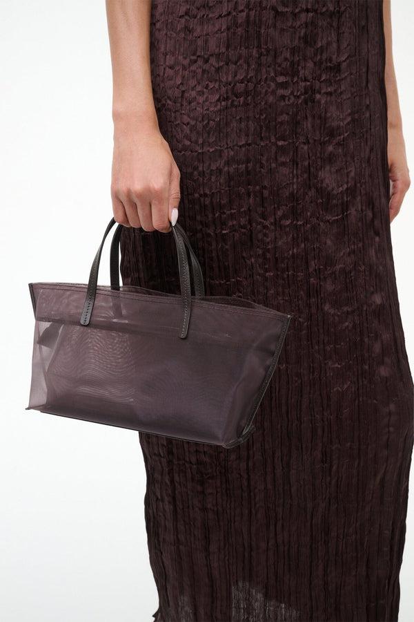 Staud CHRISTOS MINI MESH TOTE ESPRESSO