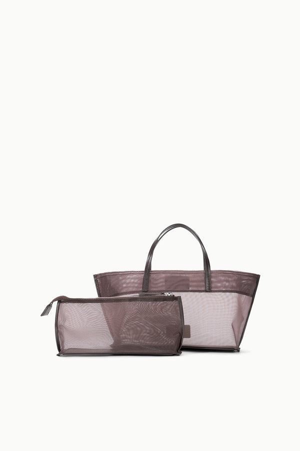 Staud CHRISTOS MINI MESH TOTE ESPRESSO