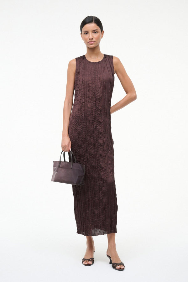 Staud CHRISTOS MINI MESH TOTE ESPRESSO