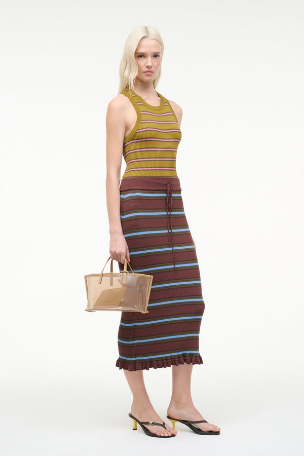 Staud CHRISTOS MINI TOTE CAMEL