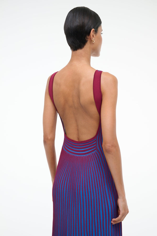 Staud CLARETTA DRESS ATLAS