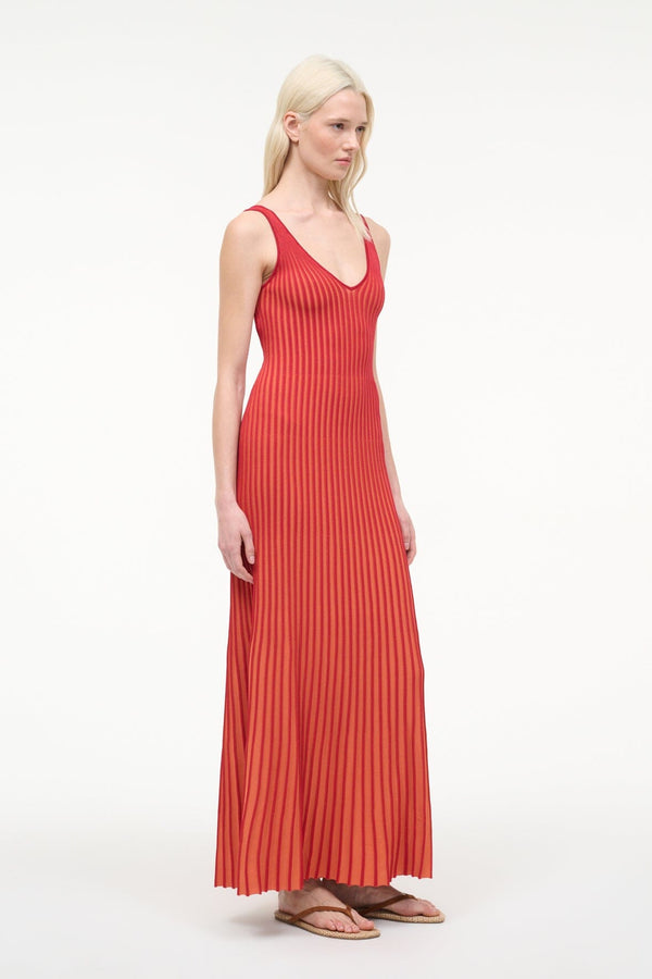 Staud CLARETTA DRESS SUNBURST