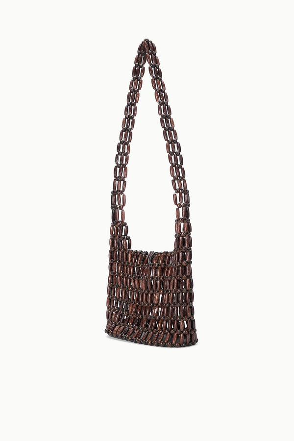 Staud CORONADO BAG WOOD BEADS