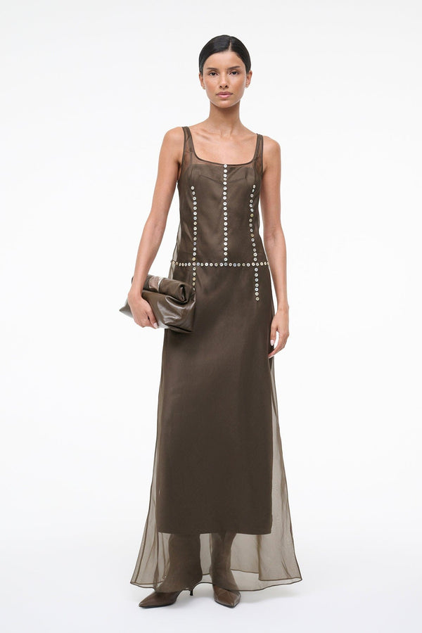 Staud CUFF CLUTCH TRUFFLE