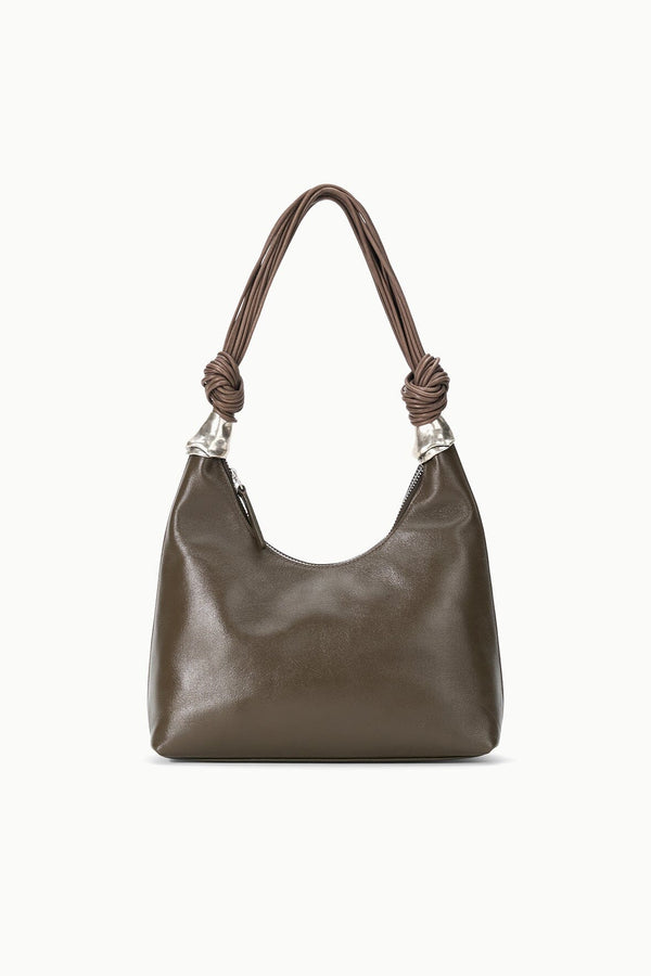 staud CUFF SHOULDER BAG TRUFFLE