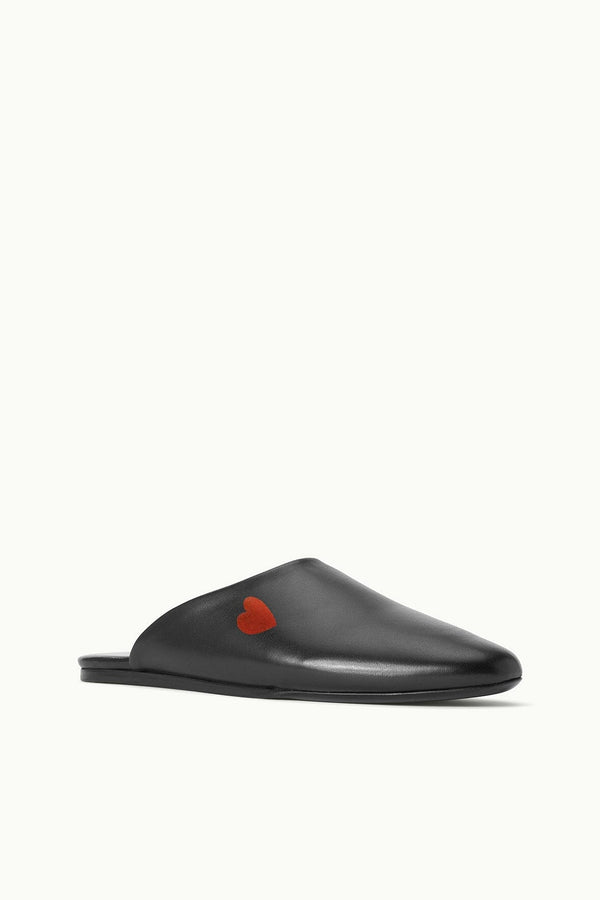 Staud CUSTOM ABBY SLIPPER BLACK