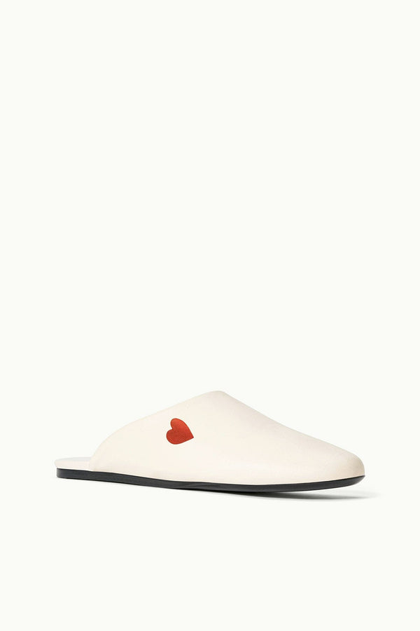 Staud CUSTOM ABBY SLIPPER CREAM