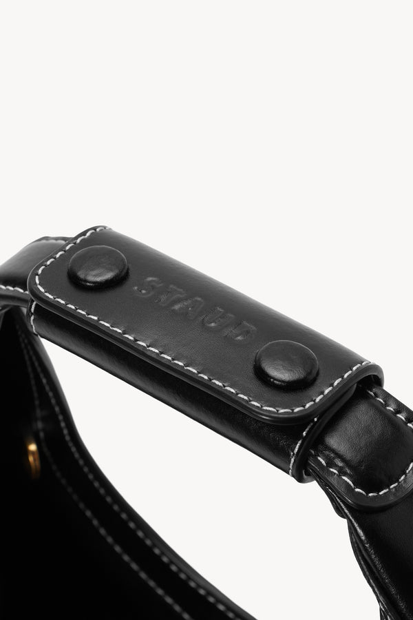 Staud CUSTOM MINI MOON BAG BLACK