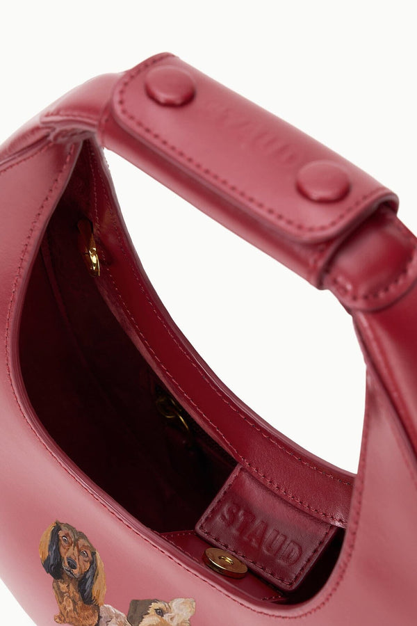 Staud CUSTOM MINI MOON BAG PINOT