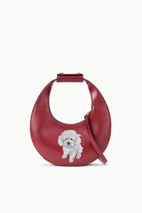 staud CUSTOM MINI MOON BAG PINOT