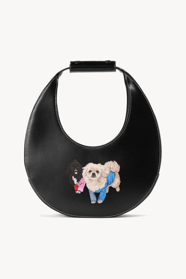 Staud CUSTOM MOON BAG BLACK