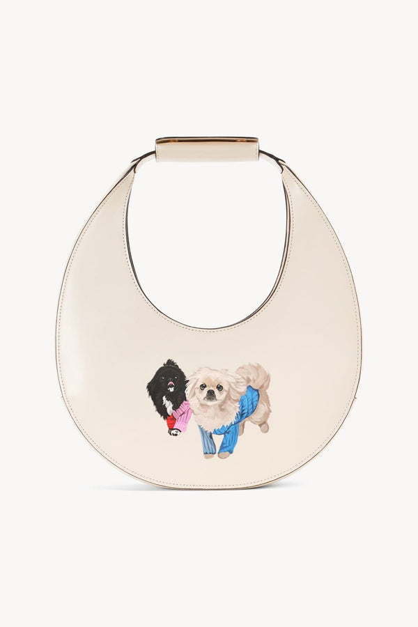 Staud CUSTOM MOON BAG CREAM