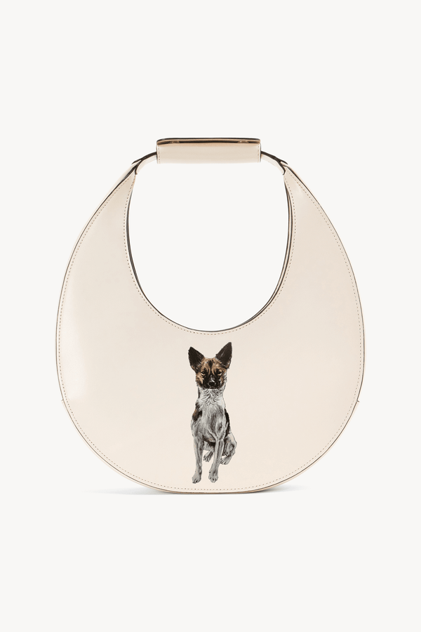 staud CUSTOM MOON BAG CREAM