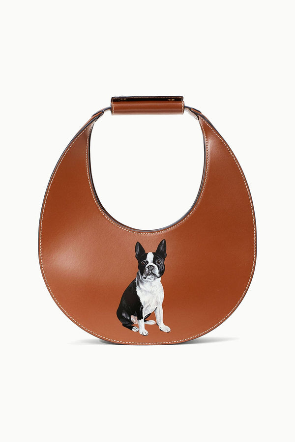 staud CUSTOM MOON BAG TAN