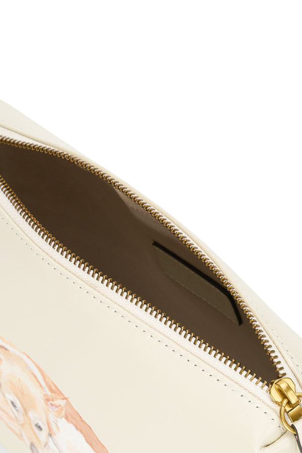 Staud CUSTOM SHIRLEY POUCH CREAM