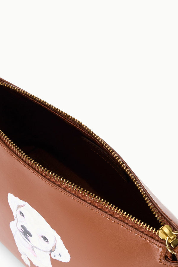 Staud CUSTOM SHIRLEY POUCH TAN