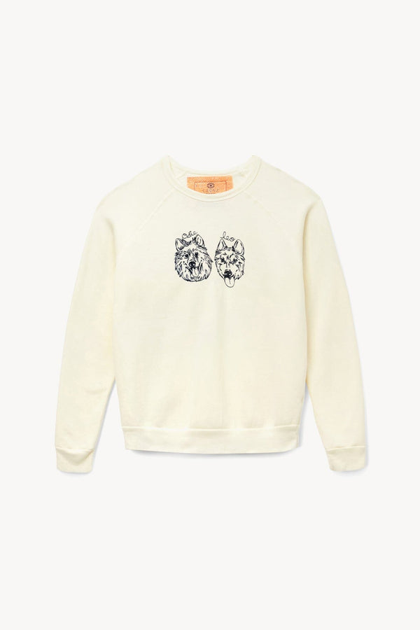 Staud CUSTOM STAUD X C.BONZ SWEATSHIRT CREAM