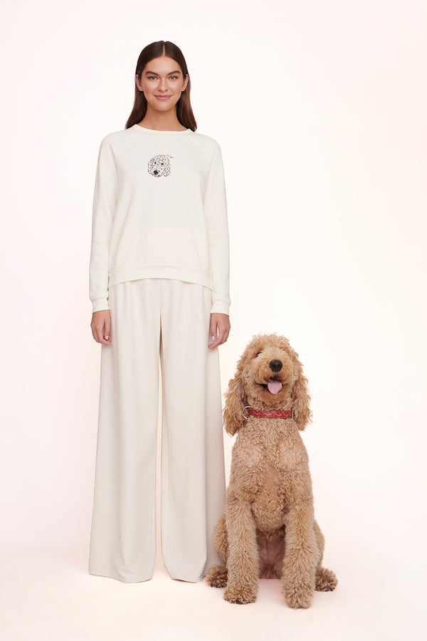 Staud CUSTOM STAUD X C.BONZ SWEATSHIRT CREAM