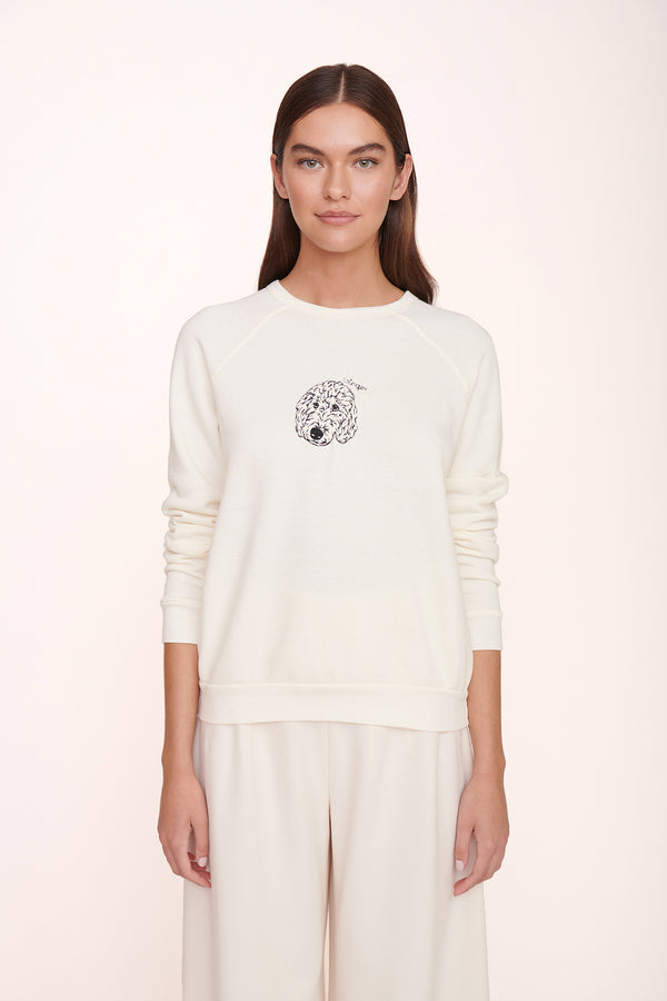 staud CUSTOM STAUD x C.BONZ SWEATSHIRT CREAM