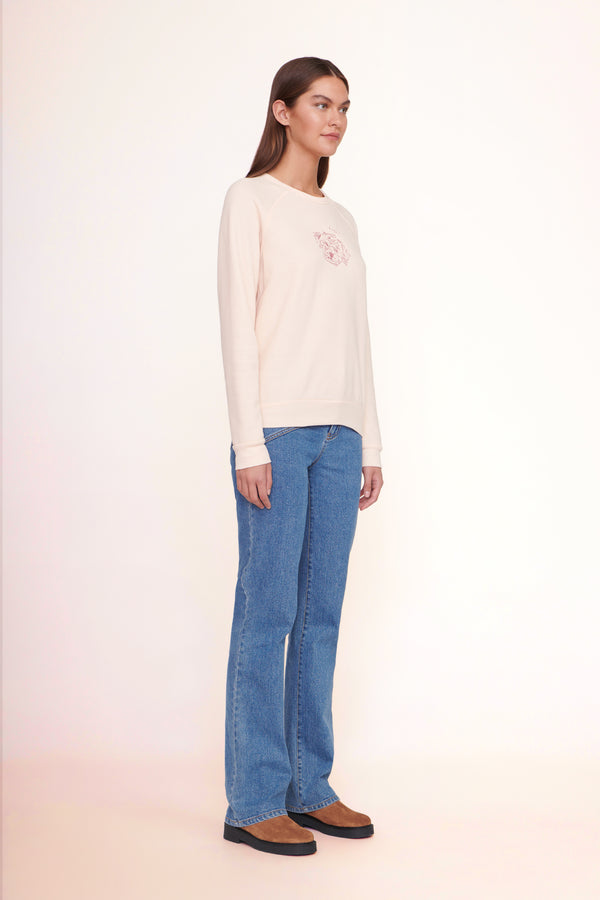 Staud CUSTOM STAUD X C.BONZ SWEATSHIRT PINK