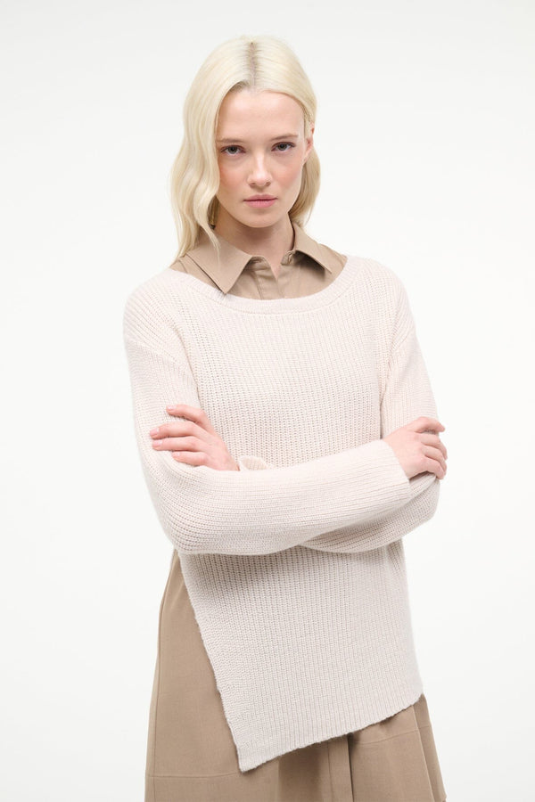 Staud DANE DRESS BARLEY IVORY