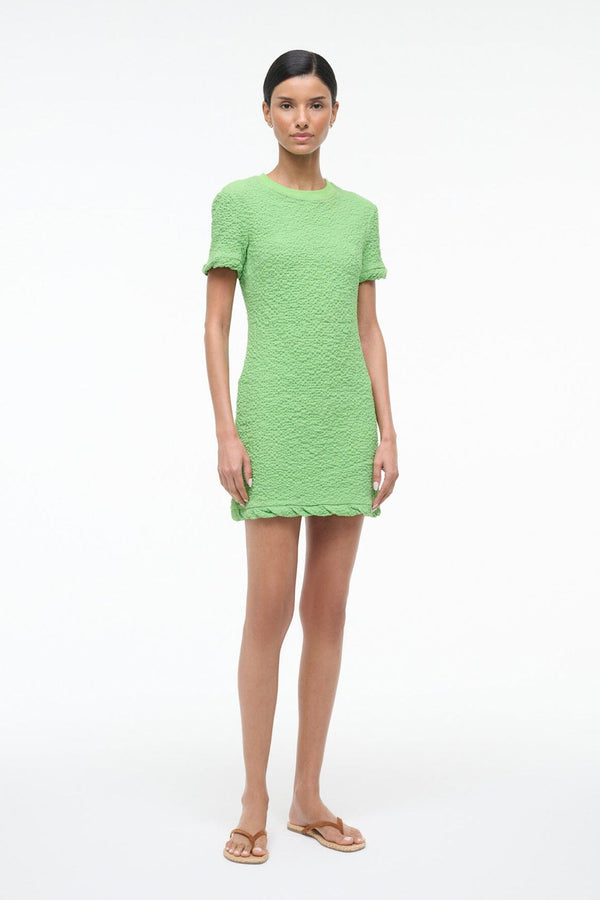 staud DELIA DRESS SPROUT staud DELIA DRESS SPROUT