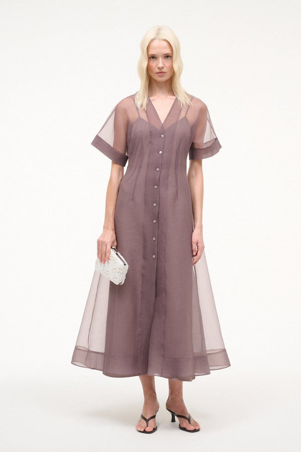 staud ELLE DRESS MINK