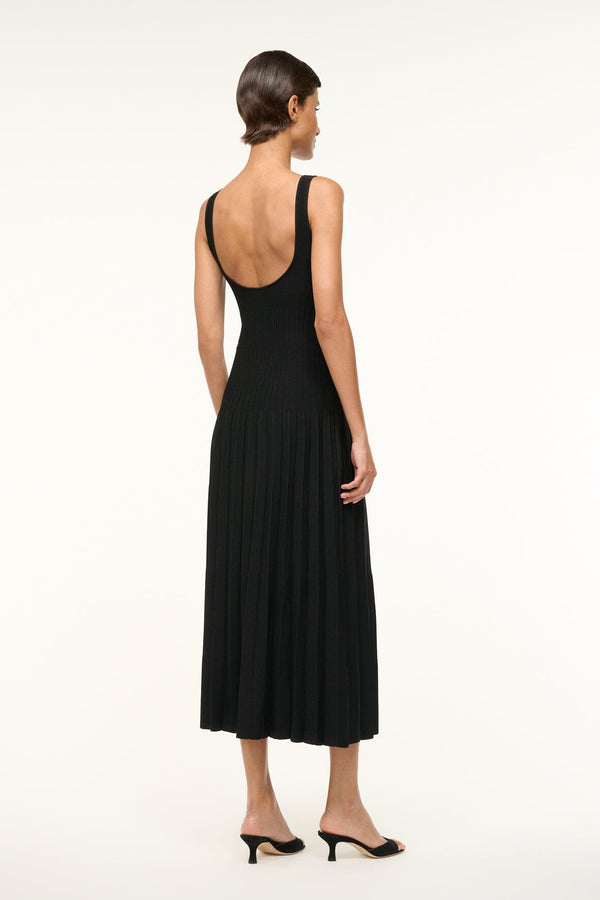 Staud ELLISON DRESS BLACK