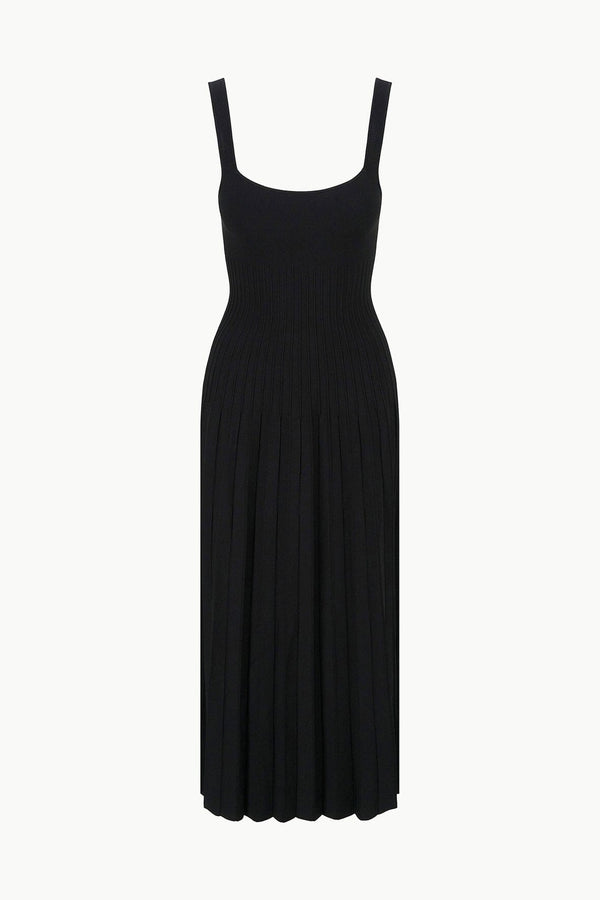 Staud ELLISON DRESS BLACK