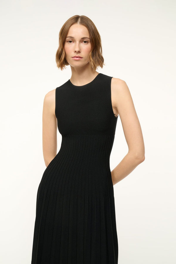 Staud ELYSE DRESS BLACK