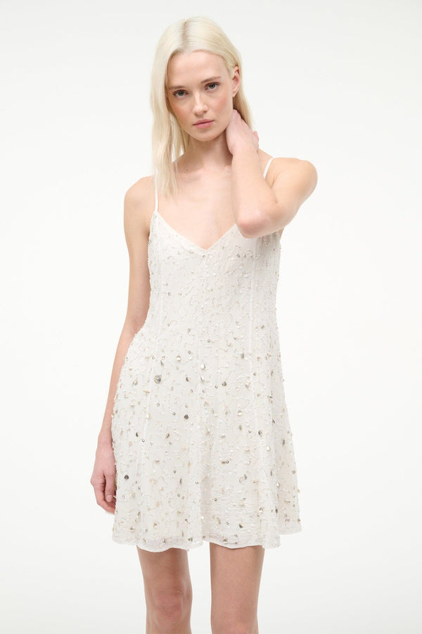 Staud EMILY DRESS IVORY