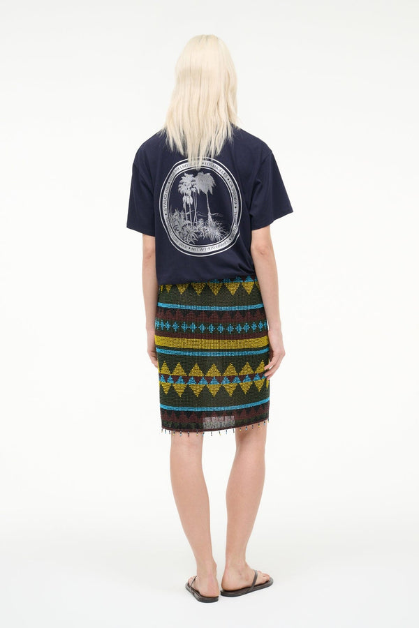 Staud EMMY SKIRT HAPPY SACK BEADING