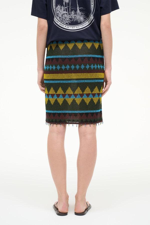 Staud EMMY SKIRT HAPPY SACK BEADING