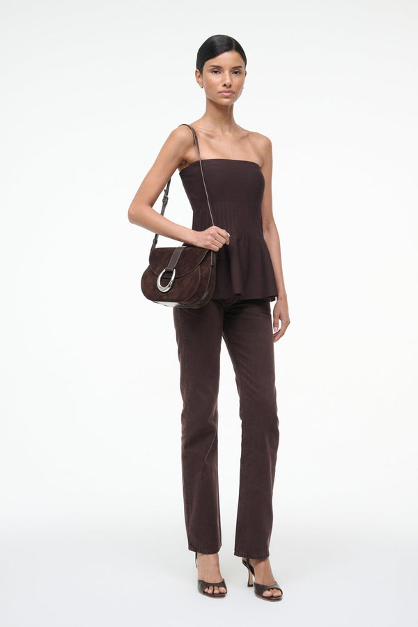 Staud EVIE TOP EARTH