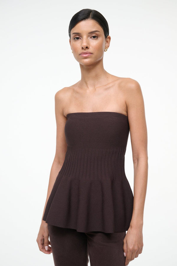 staud EVIE TOP EARTH