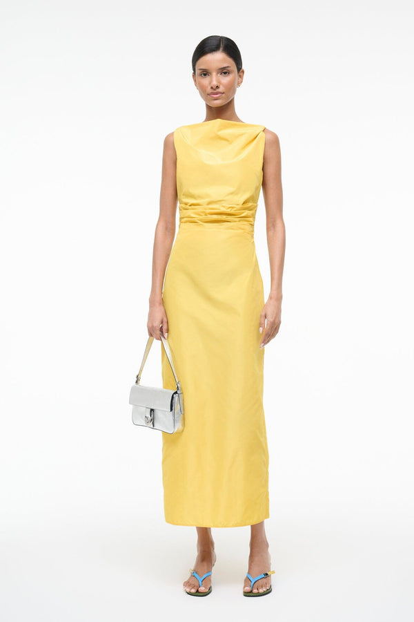 Staud FLYNN KITTEN HEEL FERN MULTI