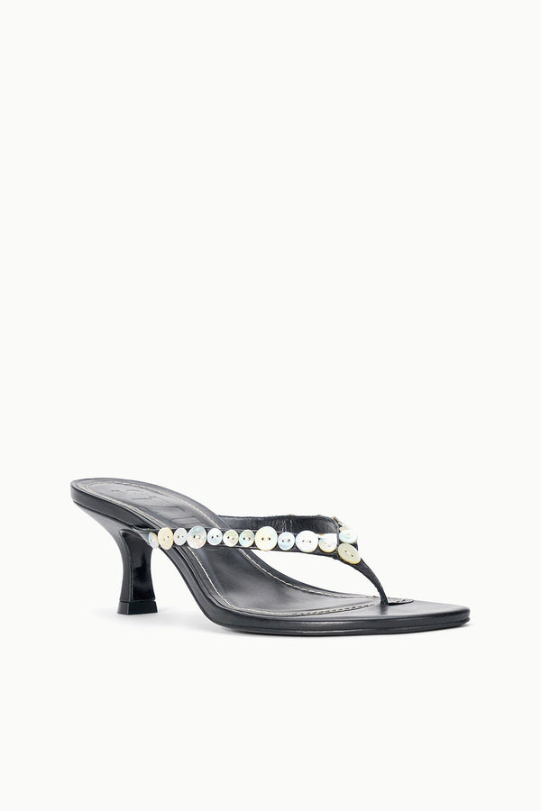 Staud FREJA KITTEN HEEL MOTHER OF PEARL