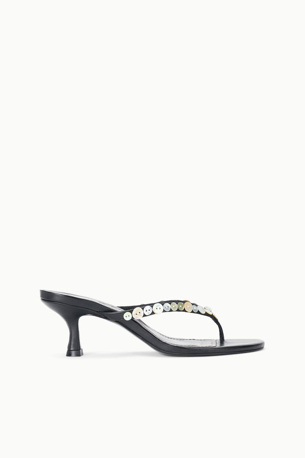 staud FREJA KITTEN HEEL MOTHER OF PEARL