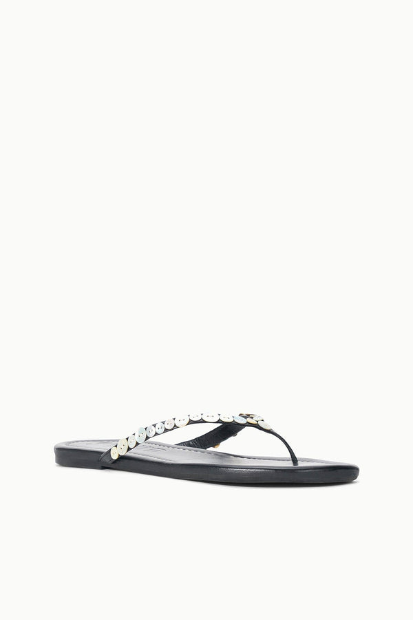 Staud FREJA THONG MOTHER OF PEARL