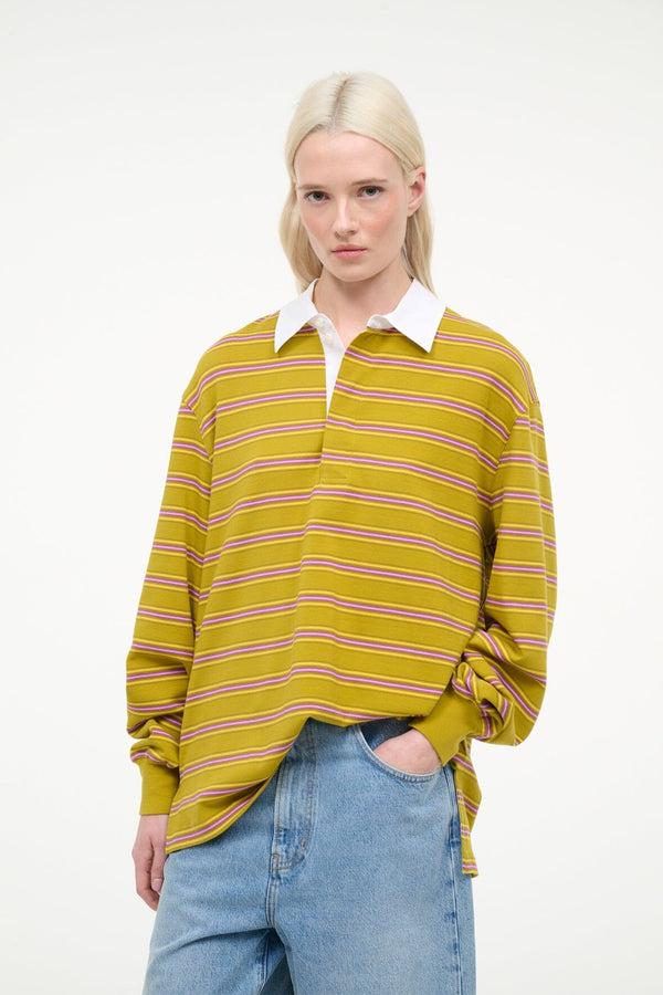 Staud GAVIN SHIRT BAJA STRIPE
