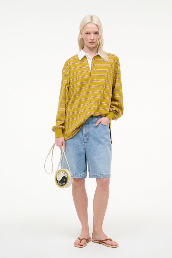 Staud GAVIN SHIRT BAJA STRIPE