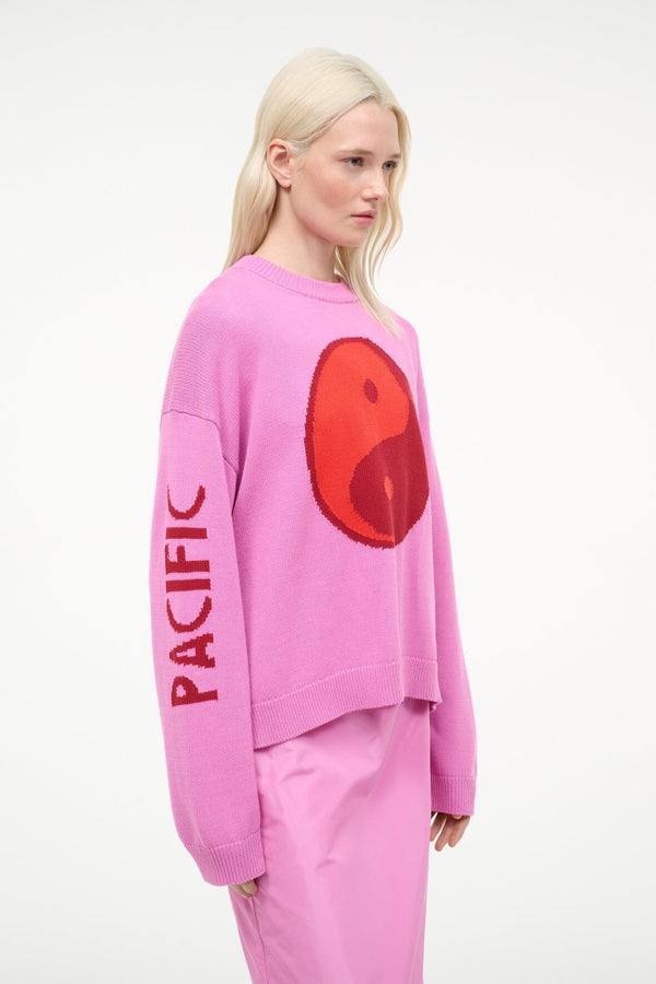 Staud GIADA SWEATER ORCHID