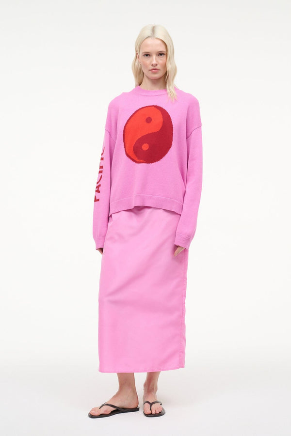 Staud GIADA SWEATER ORCHID