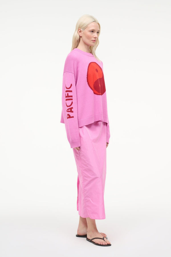 Staud GIADA SWEATER ORCHID